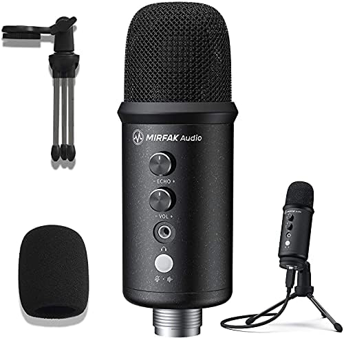 Mirfak audio tu1 USB desktop mikrofon profesionalni podcasting kondenzator mikrofon