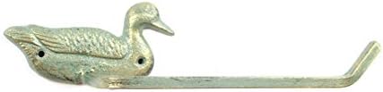 Ručno izrađeni Nautički dekor, Antikna, morska brončana, patka od patke od lijevanog željeza, držač toaletnog papira 10 - E