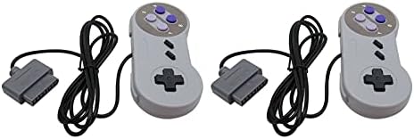2 pakiranje daljinskog kontrolera Video igre za zamjenu jastučića uklapa se za Nintendo SNES System Console Zamjenski regulator 6ft