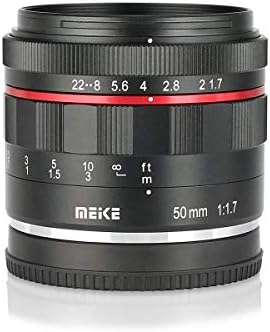 Meike MK 50 mm f/1.7 Veliki otvor Objektiv za fokus za Sony Full Frame-e-e-e-ogledalo bez ogledala