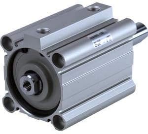 SMC kompaktni zračni cilindar - standardni tip, provrt od 32 mm, 75 mm hod, kroz rupu/oba kraja prisluškivani tip ugradnje