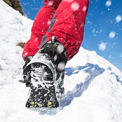 2 seta na otvorenom ledenim hvataljkama silikonska šetnja vučama sigurna vanjska planinarska škari Crampons čizme za cipele