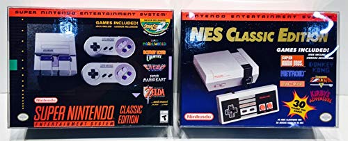 25 PCS Prozirni zaštitnik plastične kutije za SNE i NES Nintendo Classic Edition NES Mini Game konzole