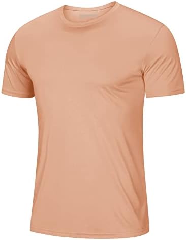 MagComsen muške majice s kratkim rukavima Brzi suho upf 50+ atletski trčanje trening ribolovni vrhunski majice za performanse