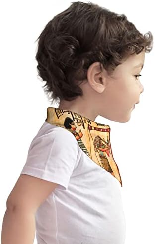 Augesterna pamučna baby bibs antikvite egipatska retro hijeroglif baby baldana drool bibs zupčana hrana bib