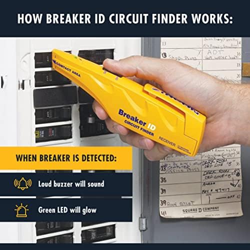ID prekidača cirkona - DIY pronalazač prekidača kruga/kompatibilan s prodajnim mjestima do 120 volti/identifikator prekidača