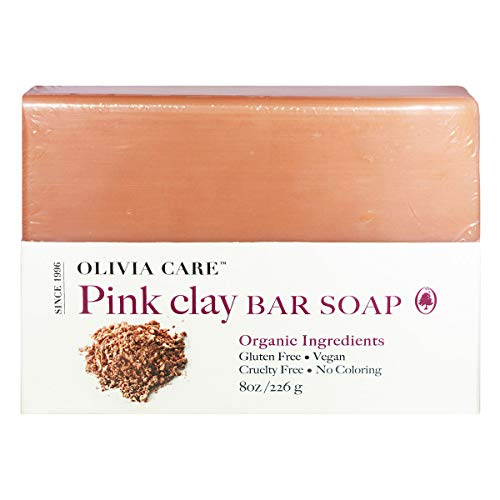 Sapun od ružičaste gline od paperja - prirodan, veganski i organski-za lice i tijelo-detoksicira, ljušti, hidratizira i dubinski