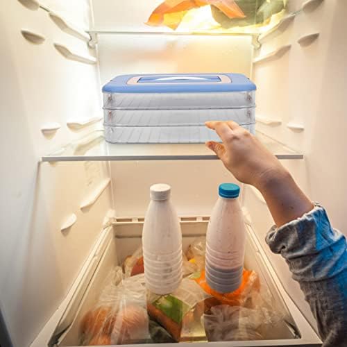 Spremnici za skladištenje hrane hladnjak organizator povrća s poklopcem kutija za spremanje okruglica Prozirni hladnjak hrskaviji organizator