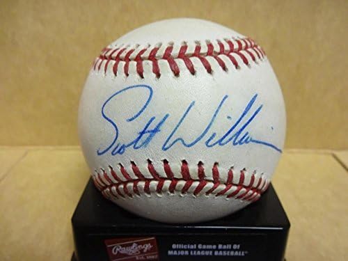 Scott Williamson Cubs/Orioles/Reds/Red Sox potpisao je M.L. Bejzbol w/coa - autogramirani bejzbol