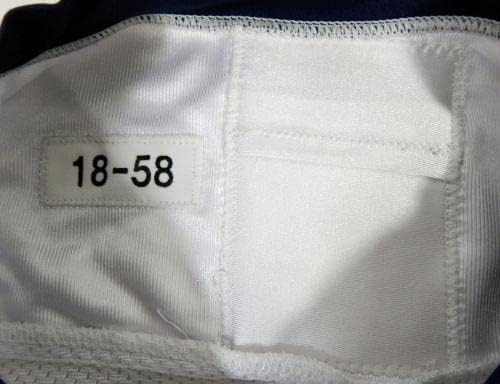 2018. Dallas kauboji Marcus Henry 62 Igra izdana bijela vježba dres dp18865 - nepotpisana NFL igra korištena dresova