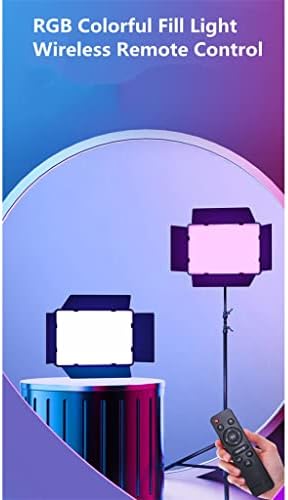 Houkai RGB LED video svjetlo fotografiranje 0-360 ° Potpuna boja za punjenje lampica CRI95+ 3000-6500K za snimanje uživo streaming