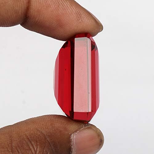 Real-Gems 144.10 Ct ružičasti turmalin smaragdni oblik zacjeljivanja kristala