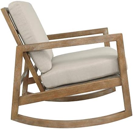 Dizajn s potpisom, tapecirana stolica s naglaskom, drvo, Bež