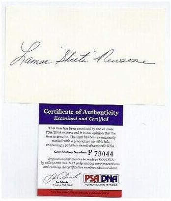 Skeeter Njusem potpisala je registracijsku karticu - DNK-izrezani potpisi