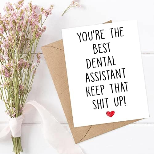 Najbolji ste Stomatološki asistent, nastavite tako - čestitka za zubnog asistenta-smiješna čestitka za zubnog asistenta-Hvala vam što