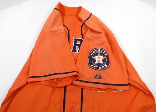 2013-19 Houston Astros 46 Igra korištena narančasta natpisna ploča Uklonjena 46 dp25516 - Igra korištena MLB dresova