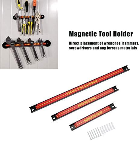 Barski stalci za magnetske držače alata, set šipki za organiziranje alata za teške uvjete rada od čelika od 200 mm, 300 mm, 460 mm,