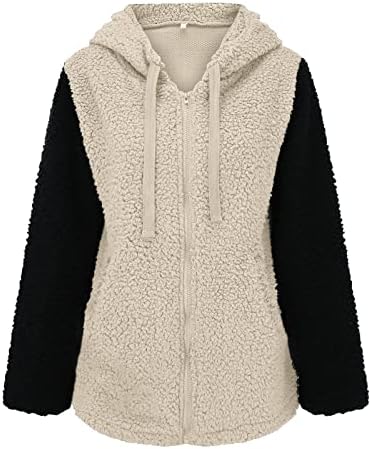 Repel zip up zimski kaputi za žene 2022 modni topli kaputi casual fleece fuzzy sherpa jakne jakne kapuljače plišana odjeća