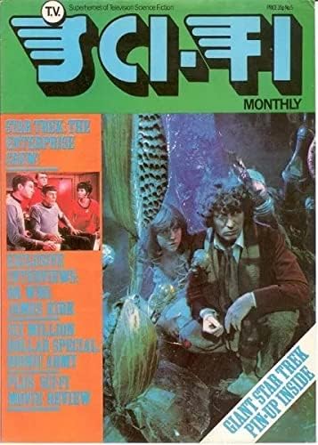 1976 Vintage TV Sci -Fi Mjesečni izdanje 5 časopis -DW SM