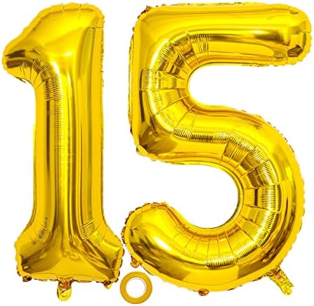 Shikuer broj 15 baloni 32 inčni digitalni balon abeceda 15. rođendan baloni znamenka 15 helijski baloni veliki baloni za rođendanske