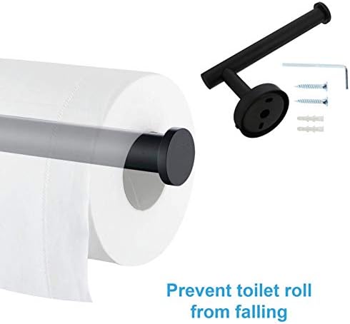 Držač za toaletno tkivo doitool, nehrđajući čelik, vertikalni držač toaletnog papira zid zidni toaletni tkivo za kotrljač stalak za
