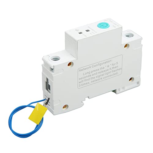 WiFi prekidač, pametni krug prekidača AC 120V-280V Male kompaktne funkcije vremena kontrola aplikacija 63A DIN RAIN SMART Switch Remote