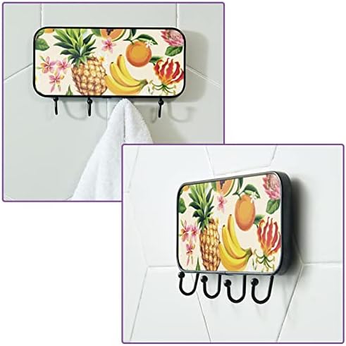 Ljepljive kuke od nehrđajućeg čelika ručni kaput zidne kuke zaglavljene u kupaonici ili kuhinjskom voćnom ananasu zmaja papaya banana