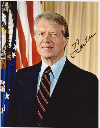 Predsjednik Kirkland Signature Jimmy Carter 8 x 10 Foto Autogram na sjajnom foto -papiru