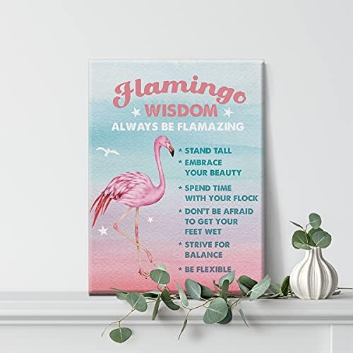 Akvarel flamingo mudrost platno slikanje inspirativni otisci za kućni zid dekor plaža umjetnička djela uokvirena darovi
