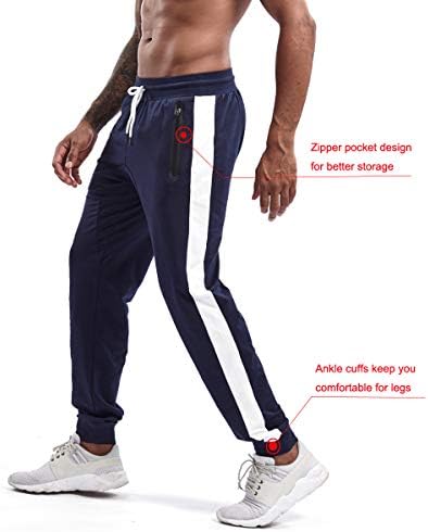 Gopune muške teretane jogger hlače casual trening trening hlače koje trče trenerke s džepovima s patentnim zatvaračem