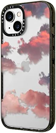 Casetify Impact iPhone 14 slučaj [4x Vojni razred testiran / 8.2ft zaštita od pada] - oblaci - sjajni crni