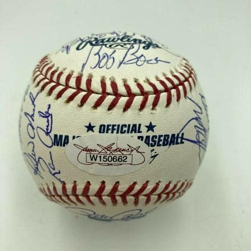 1980. Philadelphia Phillies World Series Champs ekipa potpisala je bejzbol s JSA CoA - Autografirani bejzbol