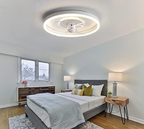 Cutyz lusteri, ventilatori dnevne sobe s stropnim svjetlima, moderni s daljinskim upravljačem reverzibilno svjetlo ventilatora 6 brzina