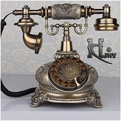Klasična telefonska replika Antikni stil telefonskog rotacijskog biranja s fiksnom linijom Old Mospored s karoserijama s tijelom smole