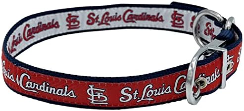 Kućni ljubimci Prvi St Louis Cardinals Reverzibilni MLB ovratnik za pse, veliki. Premium Home & Away dvostrani ovratnik za kućne ljubimce