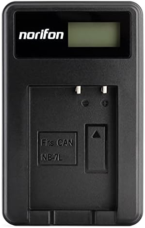 NB-7L LCD USB punjač za Canon Powershot G10, Powershot G11, Powershot G12, Powershot SX30 je kamera, a više