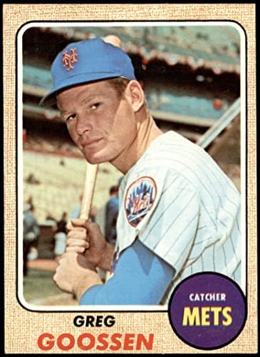 1968. Topps 386 Greg Goossen New York Mets Ex Mets