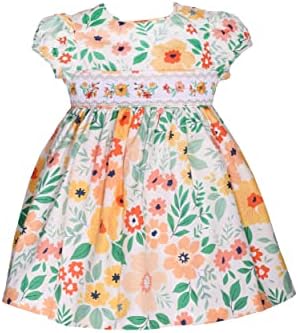 Uskrsna haljina Bonnie Jean Girl - proljetna cvjetna haljina za dijete za dijete i djevojčice
