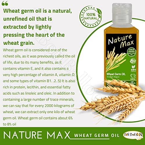 Ulje pšeničnih klica eterična ulja organska prirodna nerazrijeđena čista za vrhunsku njegu kose i kože
