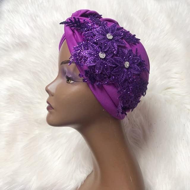 Afrička tkanina za svadbene zabave modne ženske kape s križnim turbanom spremne za nošenje šal za glavu kapa Arapska pokrivala za glavu