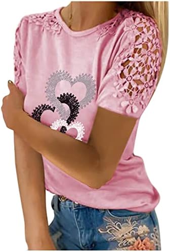 Ženski ljetni topovi 2023 ležerni čipkasti puloveri s okruglim vratom bez leđa bluza za mršavljenje majica