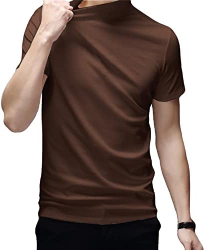 Muški ležerni kratki/dugi rukavi rugalice kornjače Slim fit pulover majica donjih majica toplinski vrhovi