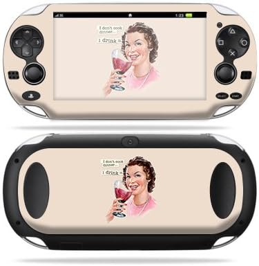 MogrySkins koža kompatibilna sa Sony PS Vita - Wine Cook | Zaštitni, izdržljivi i jedinstveni poklopac omota vinilne naljepnice | Jednostavan