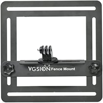 Vgsion Camera Baseball Aluminim Fence Mount za GoPro Hero 11, Hero 10/9/8/7/6, Insta360 One R, iPhone, BlackBerry, Samsung Galaxy S
