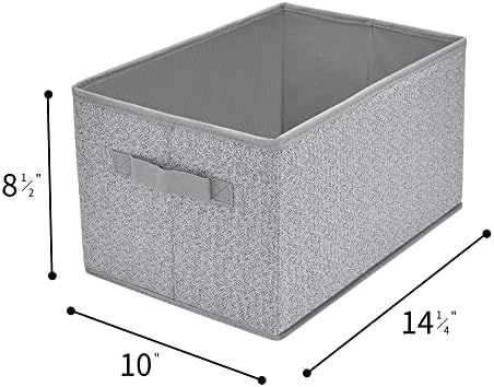 Granny kaže da je paket sivih pravokutnih kanti za skladištenje s 3 pakete sive pravokutne kante za odlaganje i 3-pakete sive kante