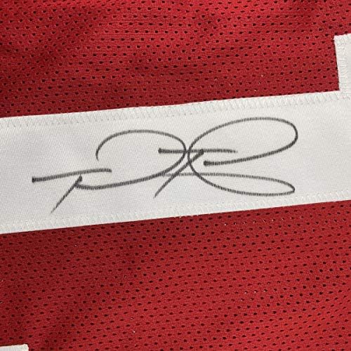 Autografirani/potpisani Tua Tagovailoa Alabama Red College nogometni dres Beckett Bas CoA