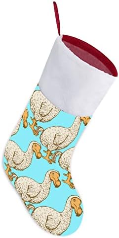 Slatke ptice dodo personalizirane božićne čarape kod kuće božićno drvo kamin viseći ukrasi