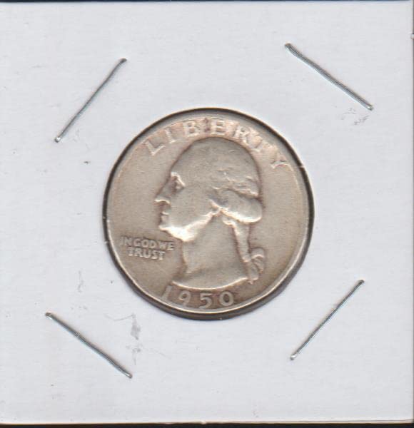 1950. Washington Quarter Choice Fine Detalji