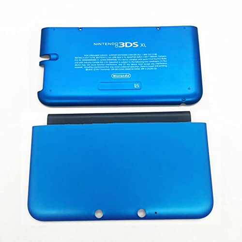 Novo za 3DS XL gornji i donji kućište za zamjenu plave boje, za Nintendo 3DSXL 3DSLL HONDHELD IGRAKSKA IGRAČKA, VONOSTVENI A/E PLOGE