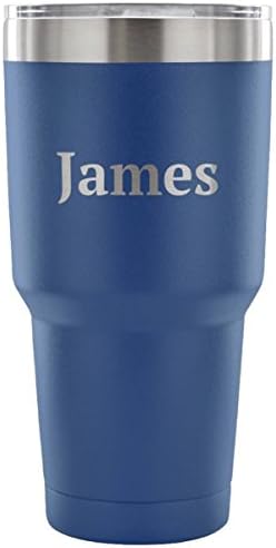 James Coffee - tekstualna imena na čašici čaša čaša - Personalizirani poklon za putničko ime - Velika 30 -tona - bez znoja - Božić,